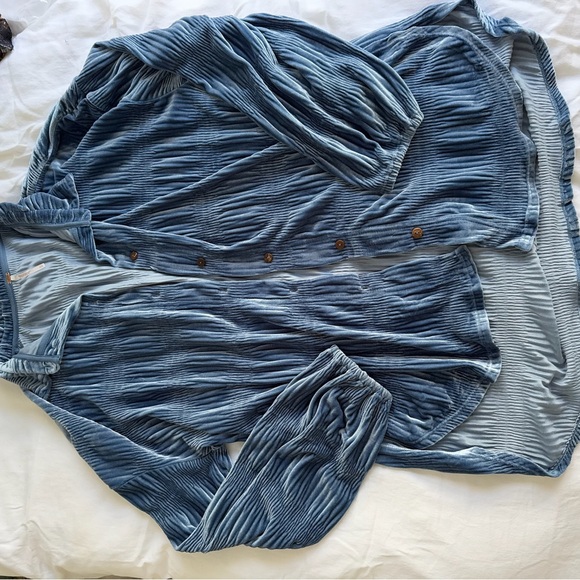 Free People Velvet Shirt - Picture 3 of 6